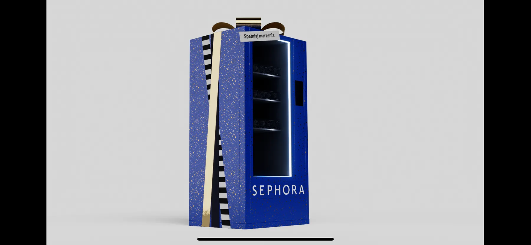 Wizualizacja automatu Sephora